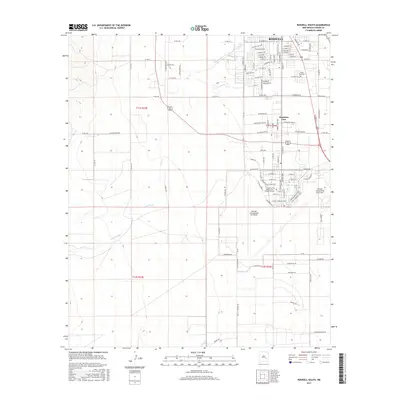 2017 Map of Roswell South, 2017 Print