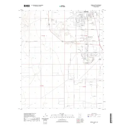 2020 Map of Roswell South, 2020 Print