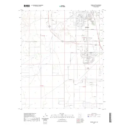 2023 Map of Roswell South, 2023 Print