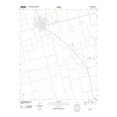 2010 Map of Rotan, 2010 Print