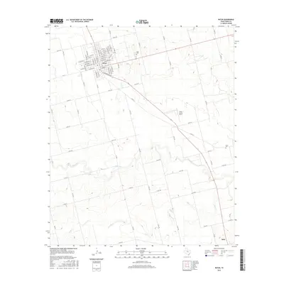 2016 Map of Rotan, 2016 Print