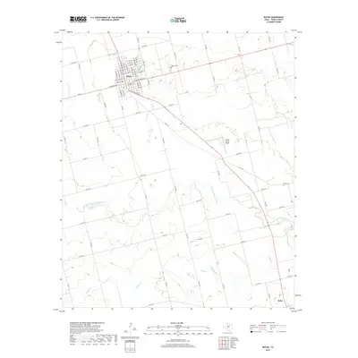 2019 Map of Rotan, 2019 Print