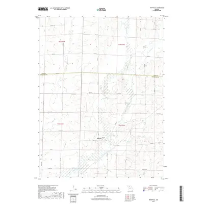 2017 Map of Rothville, 2017 Print