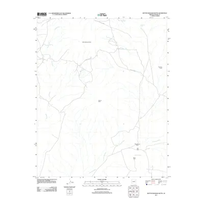 2011 Map of Rotten Bananas Butte, 2011 Print