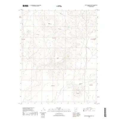 2018 Map of Rotten Bananas Butte, 2018 Print