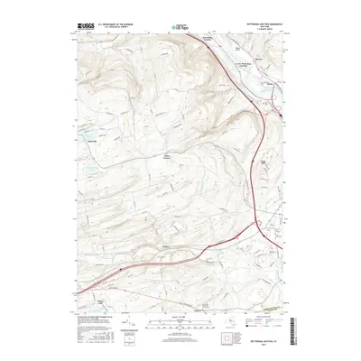 2016 Map of Rotterdam Junction, 2016 Print