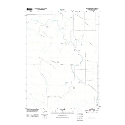 2011 Map of Roubadeau Pass, 2011 Print