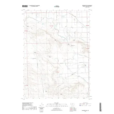 2017 Map of Roubadeau Pass, 2017 Print