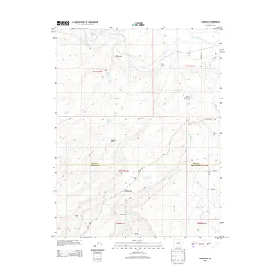 2013 Map of Roubideau, 2013 Print