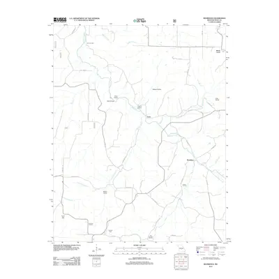 2012 Map of Roubidoux, 2012 Print