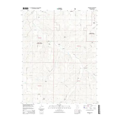 2015 Map of Roubidoux, 2015 Print