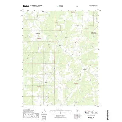 2017 Map of Roubidoux, 2017 Print