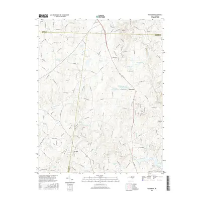 2016 Map of Rougemont, 2016 Print