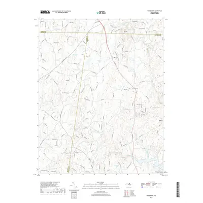 2019 Map of Rougemont, 2019 Print