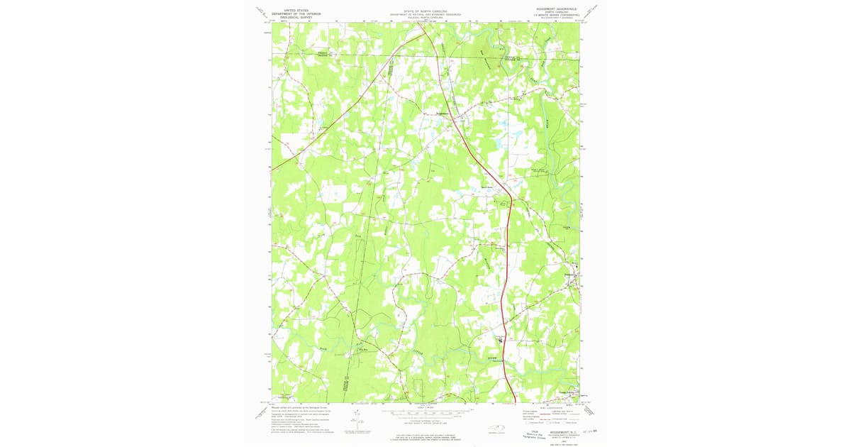 1970s Maps of Black Horse Run, Durham County | Pastmaps