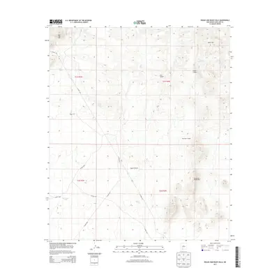 2013 Map of Rough and Ready Hills, 2013 Print
