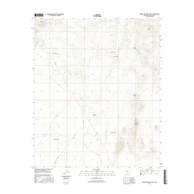 2017 Map of Rough and Ready Hills, 2017 Print