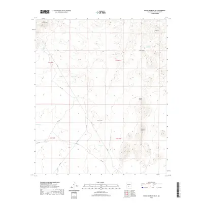 2020 Map of Rough and Ready Hills, 2020 Print