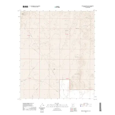 2023 Map of Rough and Ready Hills, 2023 Print