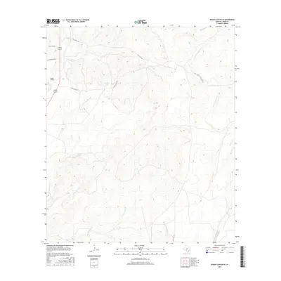 2016 Map of Rough Canyon SE, 2016 Print