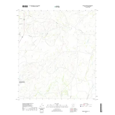 2019 Map of Rough Canyon SE, 2019 Print