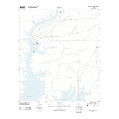 2010 Map of Rough Canyon, 2010 Print