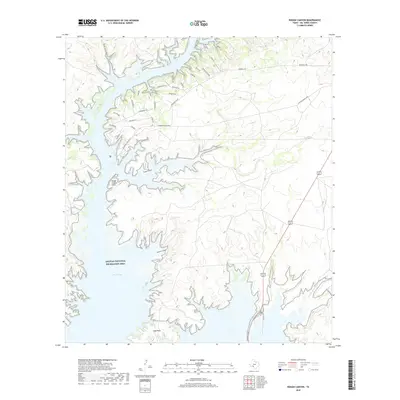 2019 Map of Rough Canyon, 2019 Print