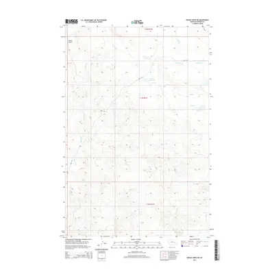 2014 Map of Rough Creek NE, 2014 Print