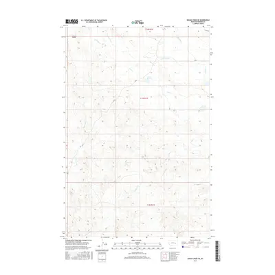2017 Map of Rough Creek NE, 2017 Print