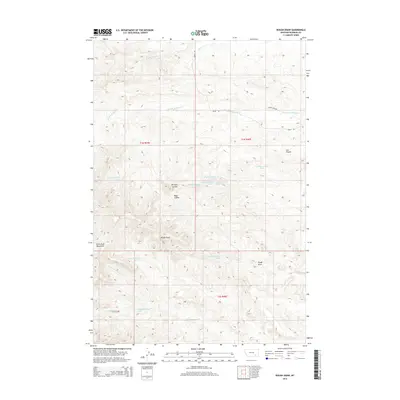 2014 Map of Rough Draw, 2014 Print