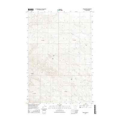 2017 Map of Rough Draw, 2017 Print