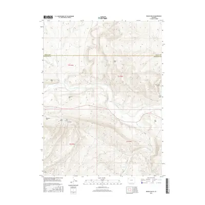 2016 Map of Rough Gulch, 2016 Print