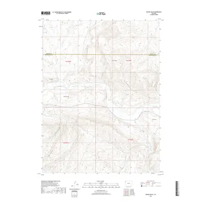 2019 Map of Rough Gulch, 2019 Print