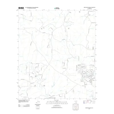 2012 Map of Rough Hollow, 2012 Print