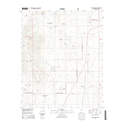 2013 Map of Rough Mountain, 2013 Print