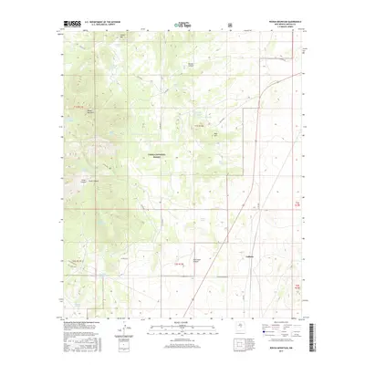 2017 Map of Rough Mountain, 2017 Print