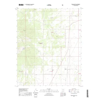 2020 Map of Rough Mountain, 2020 Print