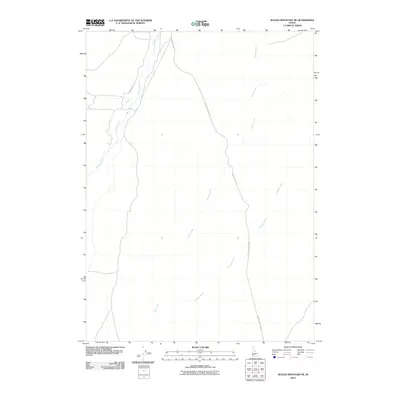 2010 Map of Rough Mountain NE, 2010 Print