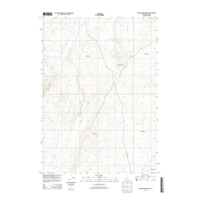 2013 Map of Rough Mountain NE, 2013 Print