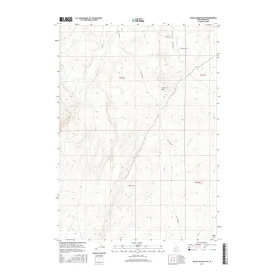 2017 Map of Rough Mountain NE, 2017 Print