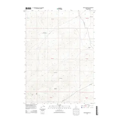 2013 Map of Rough Mountain, 2013 Print