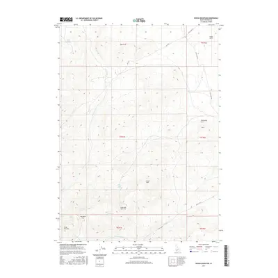 2017 Map of Rough Mountain, 2017 Print