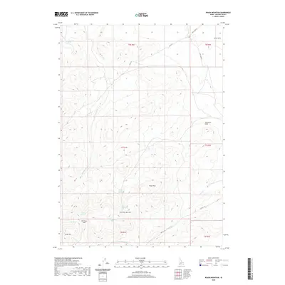 2020 Map of Rough Mountain, 2020 Print