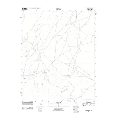2011 Map of Rough Rock, 2011 Print
