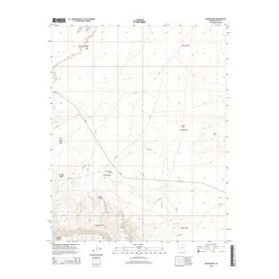 2014 Map of Rough Rock, 2014 Print