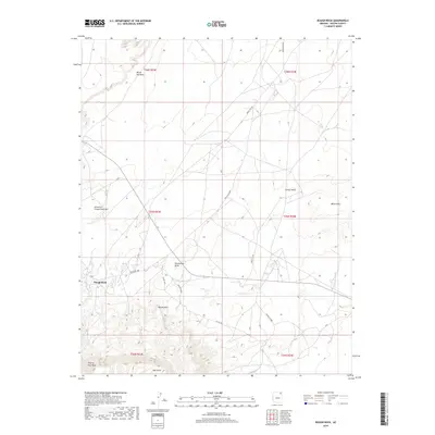 2018 Map of Rough Rock, 2018 Print