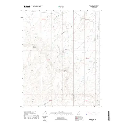 2018 Map of Rough Rock NW, 2018 Print