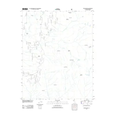 2012 Map of Rough Spur, 2012 Print