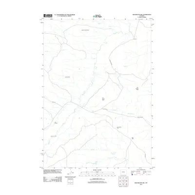 2012 Map of Roughlock Hill, 2012 Print