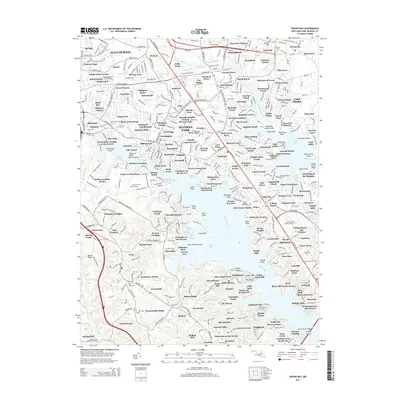 2014 Map of Round Bay, 2014 Print